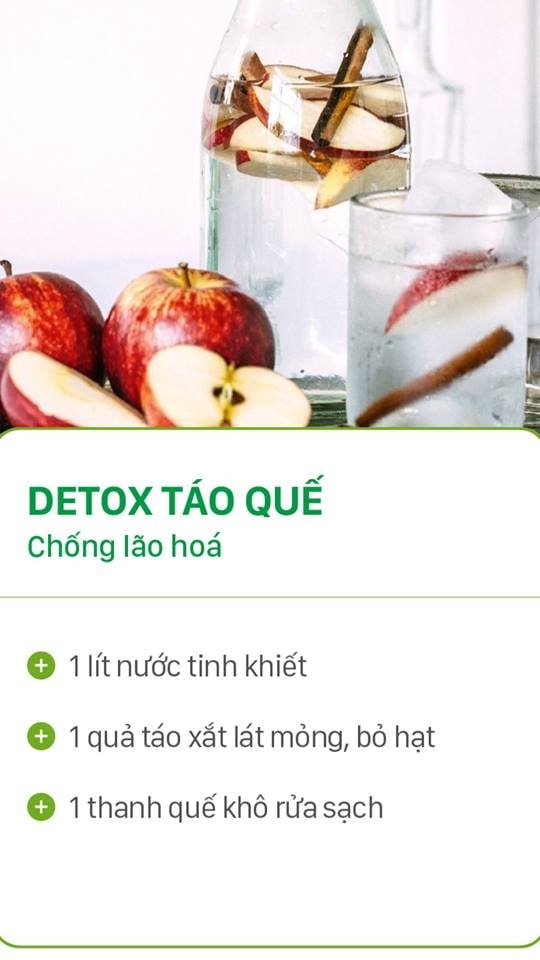 DETOX TÁO QUẾ - CHỐNG LÃO HÓA